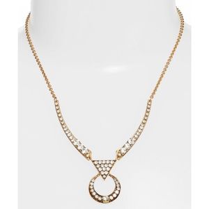 *NWT* Sandy Hyun Cutout Crystal Necklace